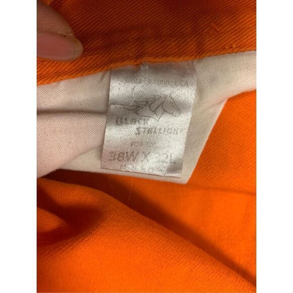 Vintage Orange Denim Paperback Jeans - Picture 5 of 7